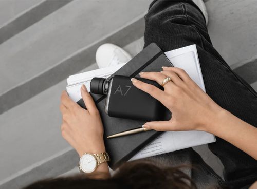 Memobottle A7 bundle - includes coloured sleeve and lid | 180ml