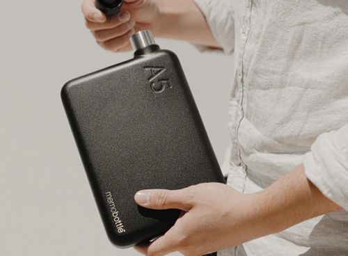 Memobottle | Black Stainless Steel