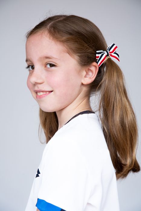 Lauren Bow Pair - Blue, White and Red