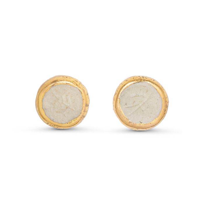 Crystal Pool Sterling Silver Studs