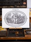 Cherubs 'Amorum' Letterpress Print - A3