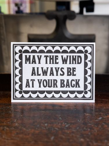 May The Wind Always Be At Your Back Card
