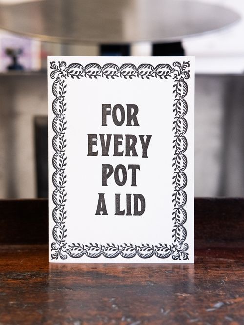 For Every Pot A Lid Card