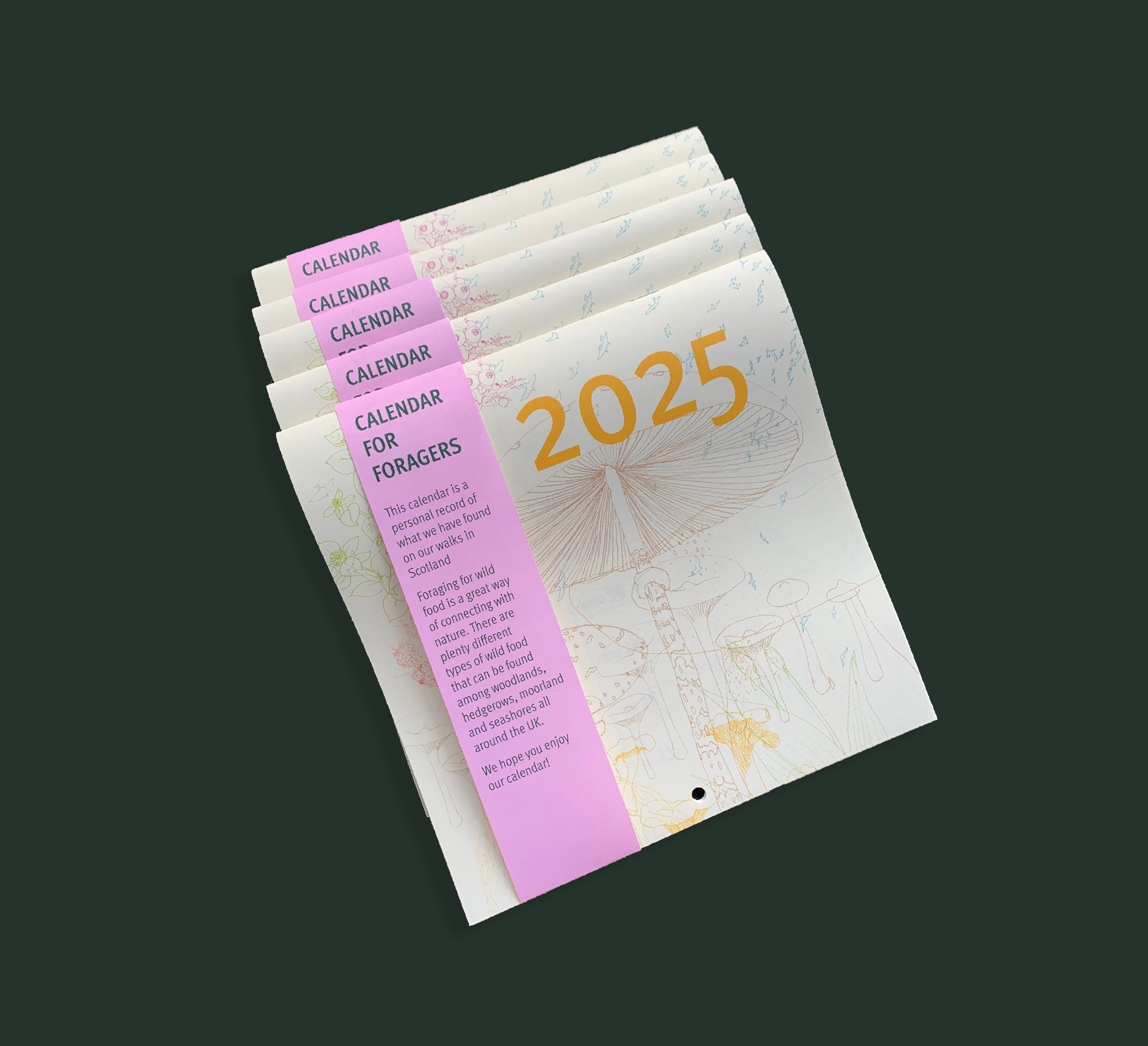 FORAGERS WALL CALENDAR