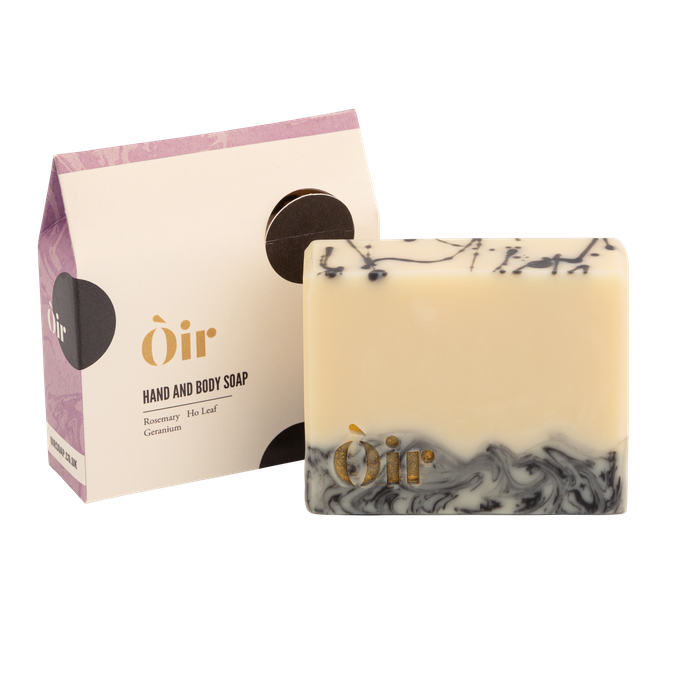 Rosemary, ho leaf, geranium hand and body soap