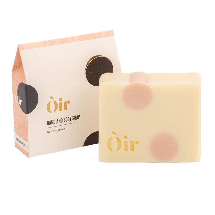 Rose geranium hand and body soap