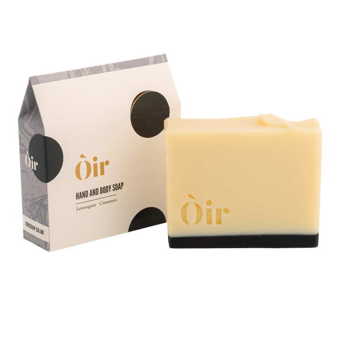 Cinnamon, lemongrass hand and body soap
