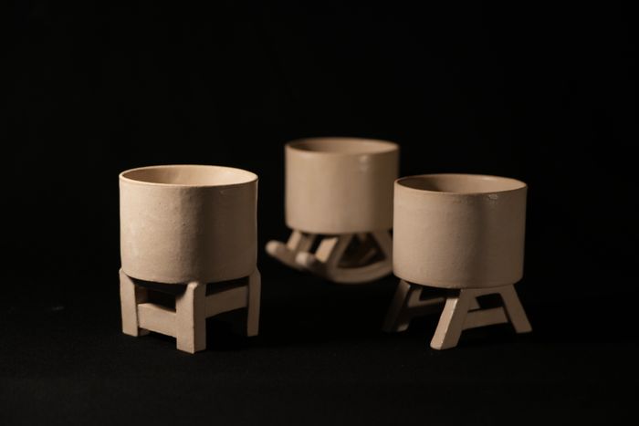Chair leg whisky cup