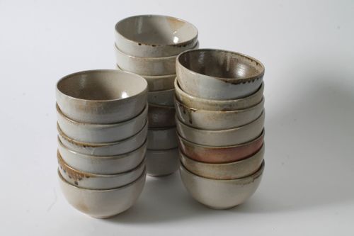 Woodfired stoneware bowls