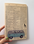 New Camper Van Dictionary Art Notebook