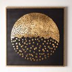 Large Black and Gold Abstract Canvas Wall Art