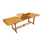 582012 - Ext. Dining Table, Acacia Wood Natural Colour