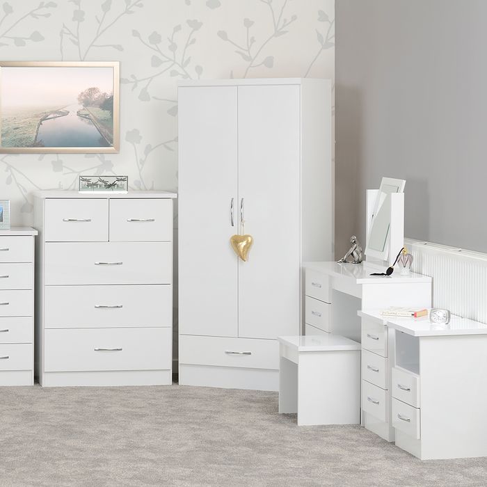 NEVADA WHITE GLOSS Furniture Shows