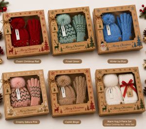 Luxury Christmas Hat & Gloves Gift Sets 2026