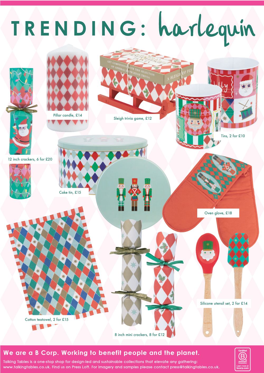 Talking Tables - Harlequin