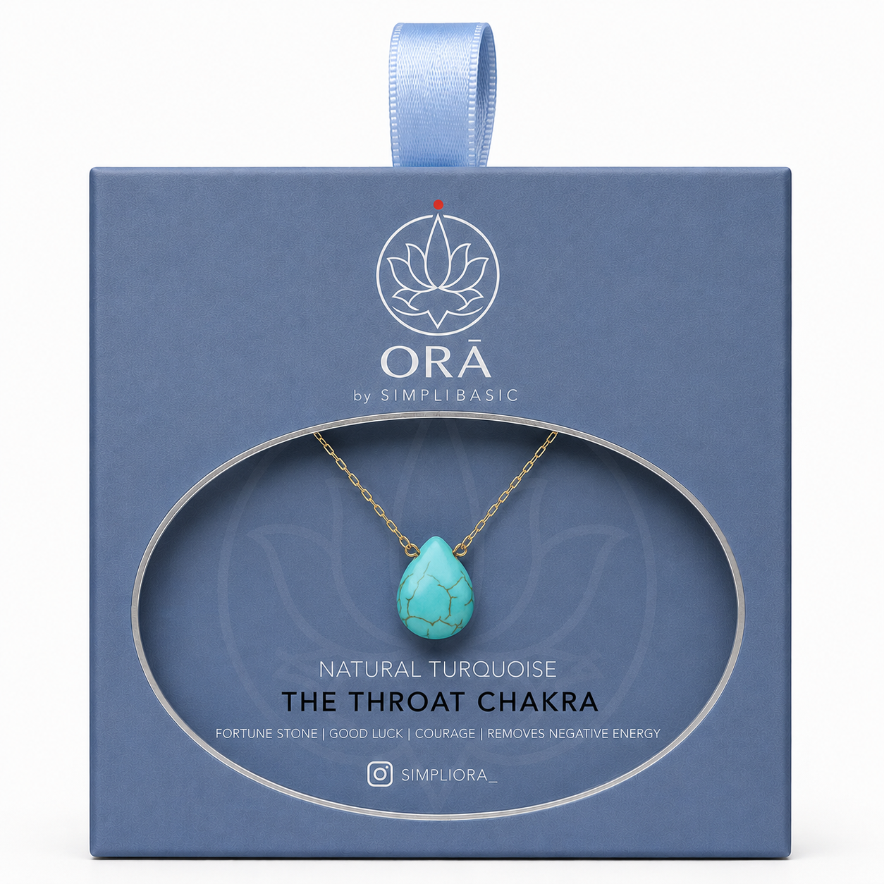 Floating Natural Turquoise Necklace