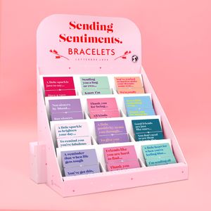 Sending Sentiment Loaded Bracelet Stand