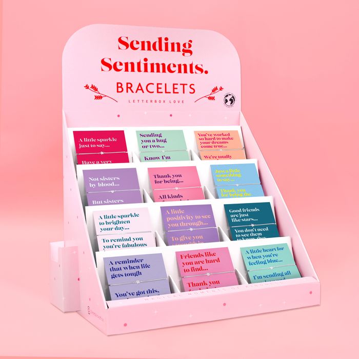 Sending Sentiment Loaded Bracelet Stand