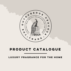 The Outrageous Peacock Product Catalogue Brochure