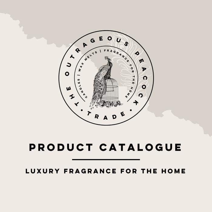 The Outrageous Peacock Product Catalogue Brochure