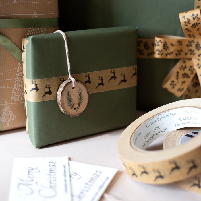 50m Paper Tape - Reindeer (24mm wide)