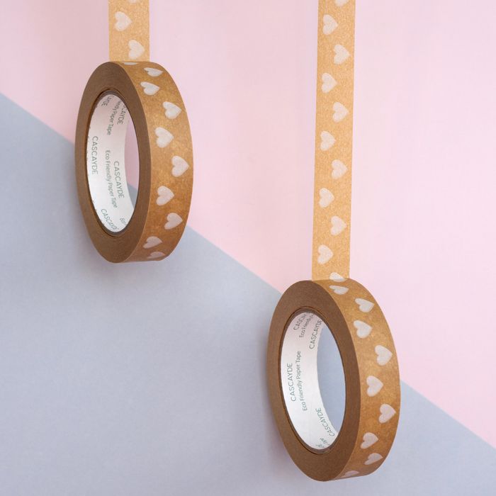 50m Paper Tape - Hearts (24mm wide)