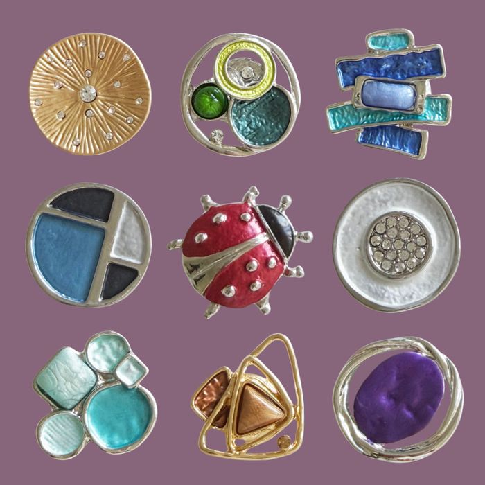 Magnetic Brooches