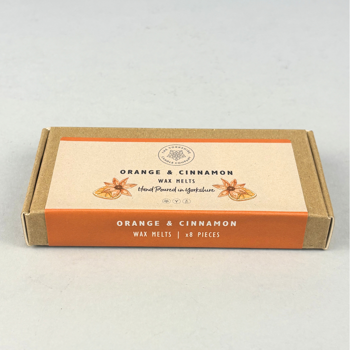 Orange & Cinammon Soy Wax Scented Candle