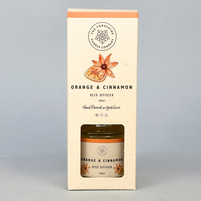 Orange & Cinammon Soy Wax Scented Candle