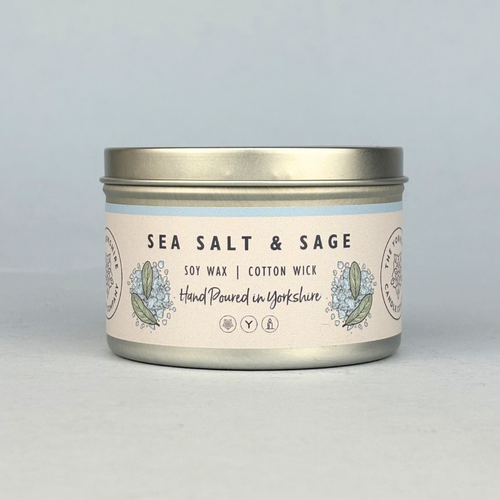 Sea Salt & Sage Soy Wax Scented Candle