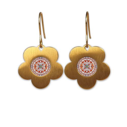 Flower earrings