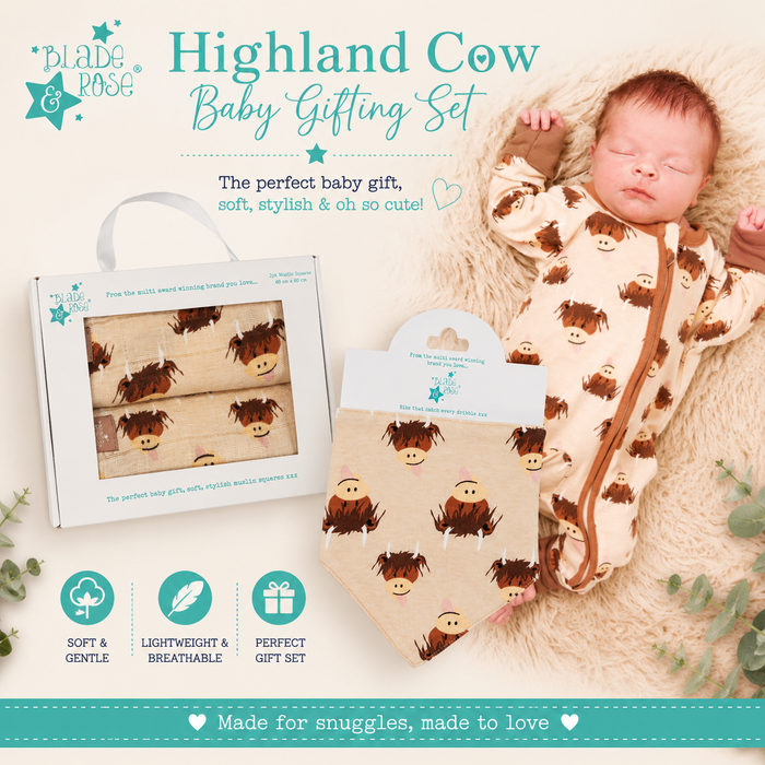 Hamish and Bonnie Highland Cow Core Collection