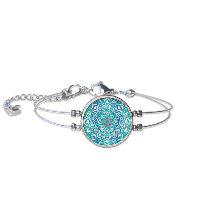 Stainless steel and Ceramic Bracelet