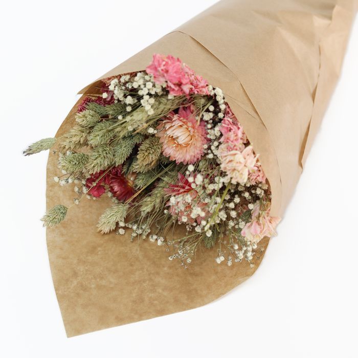 Pink Dried Flower Bouquet