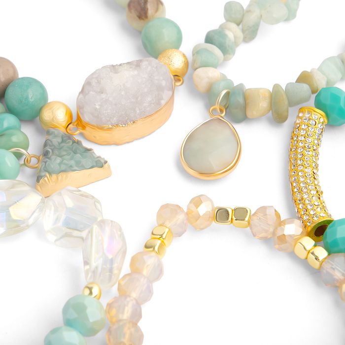 Natural Stone Bracelet Stacks