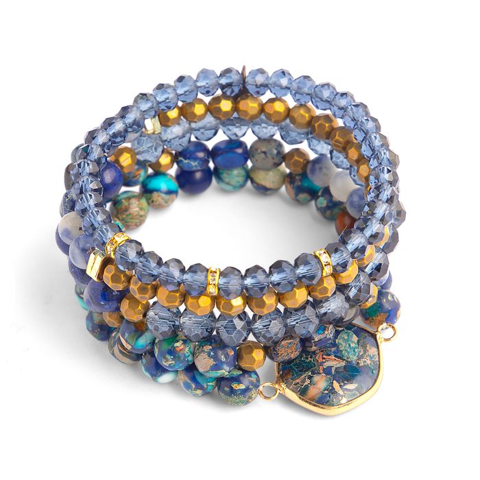 Natural Stone Bracelet Stacks