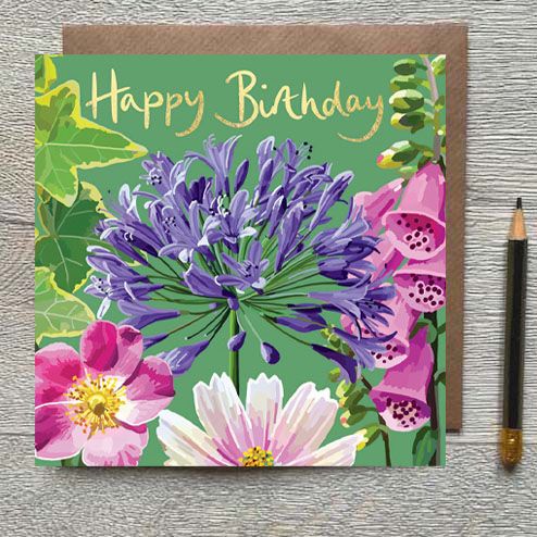 Summer Florals - Gold Foiled