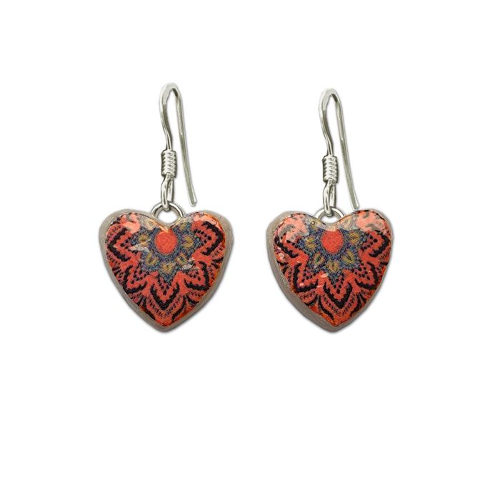 Decorated Ceramics Earrings