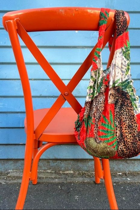 EcoBag, by BeBougie Leopard & Palm Sustainable Stretchy Tote