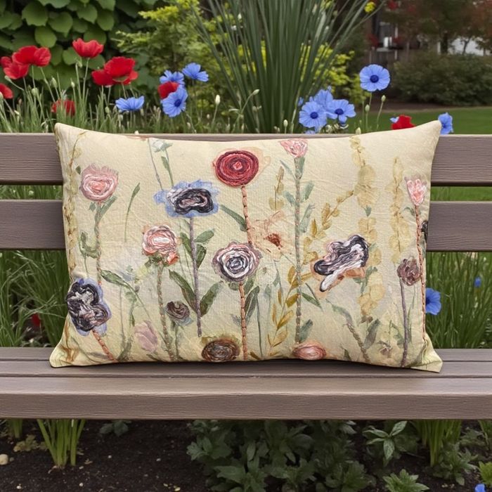 NEW Cotton Embroidered Cushions