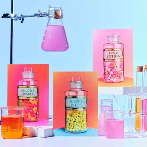 Thrills and Pills Greetings Cards