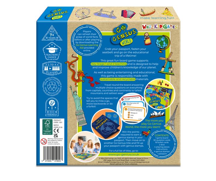 Go Genius World - the. board game