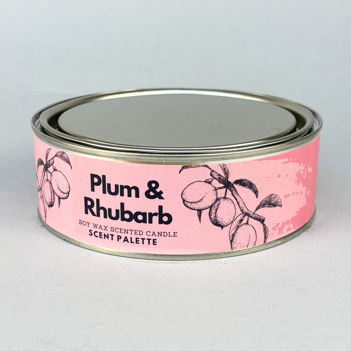 Plum & Rhubarb Scent Palette Triple Wick Candle 