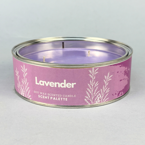 Lavender Scent Palette Triple Wick Soy Candle 