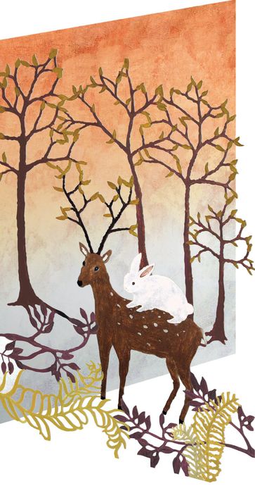 Christmas Laser cards