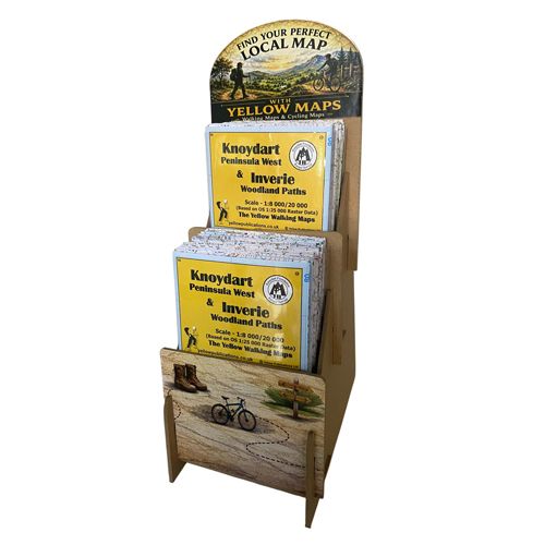 9 Slot Map Display Stand
