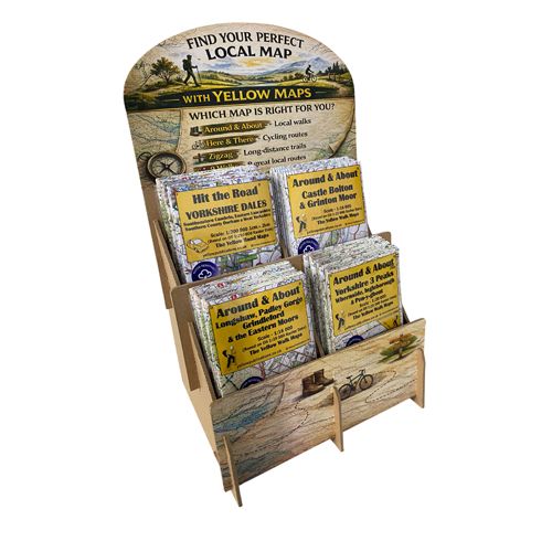 9 Slot Map Display Stand