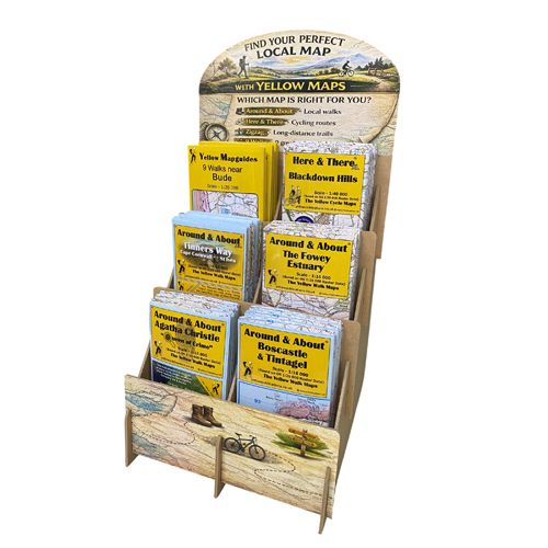 9 Slot Map Display Stand