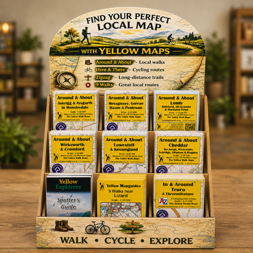 9 Slot Map Display Stand