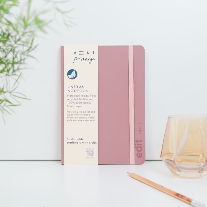 A5 Luxury recycled Leather Notebooks